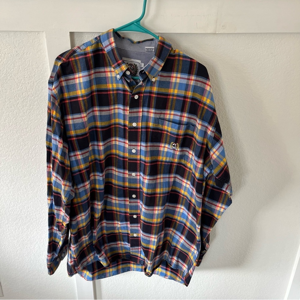 Cinch Men’s Large Plaid Western Dress Shirt